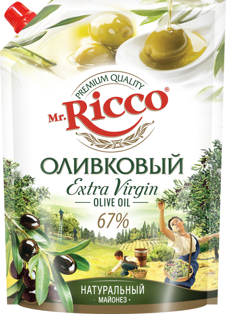 Майонез MR.RICCO Оливковый Extra Virgin 67%