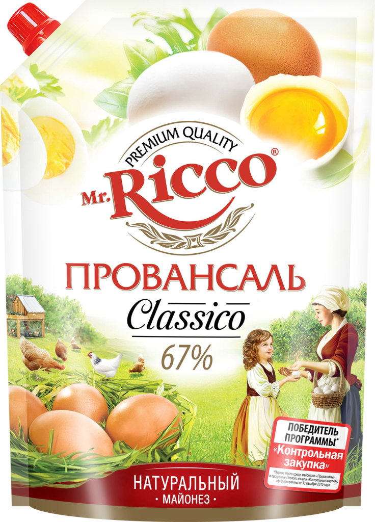 Майонез MR.RICCO Провансаль Organic 67%